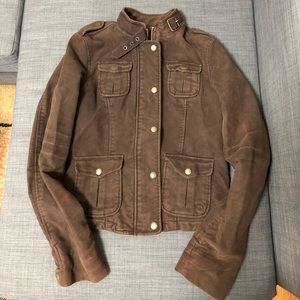 Abercrombie and Fitch Brown Suede Jacket